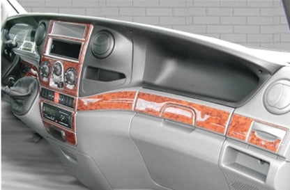 Mahogany Silicone Dashboard Sticker Kit – suitable for Iveco Daily 2007–2015, 29 Pieces