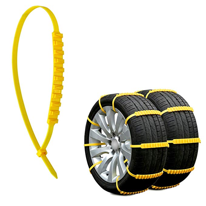 PVC Snow Chains – Universal Traction Device Set of 10