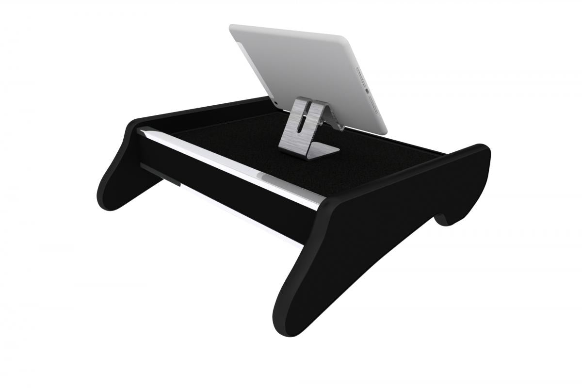 Central Van Table Classic – suitable for Renault Master Mascott (from 2004), Black Carpet