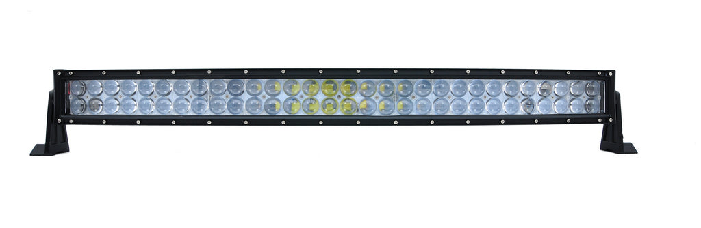 Barre lumineuse LED incurvée, 180 W, 60 x 3 W CREE, 800 x 80 x 90 mm, 12/24 V