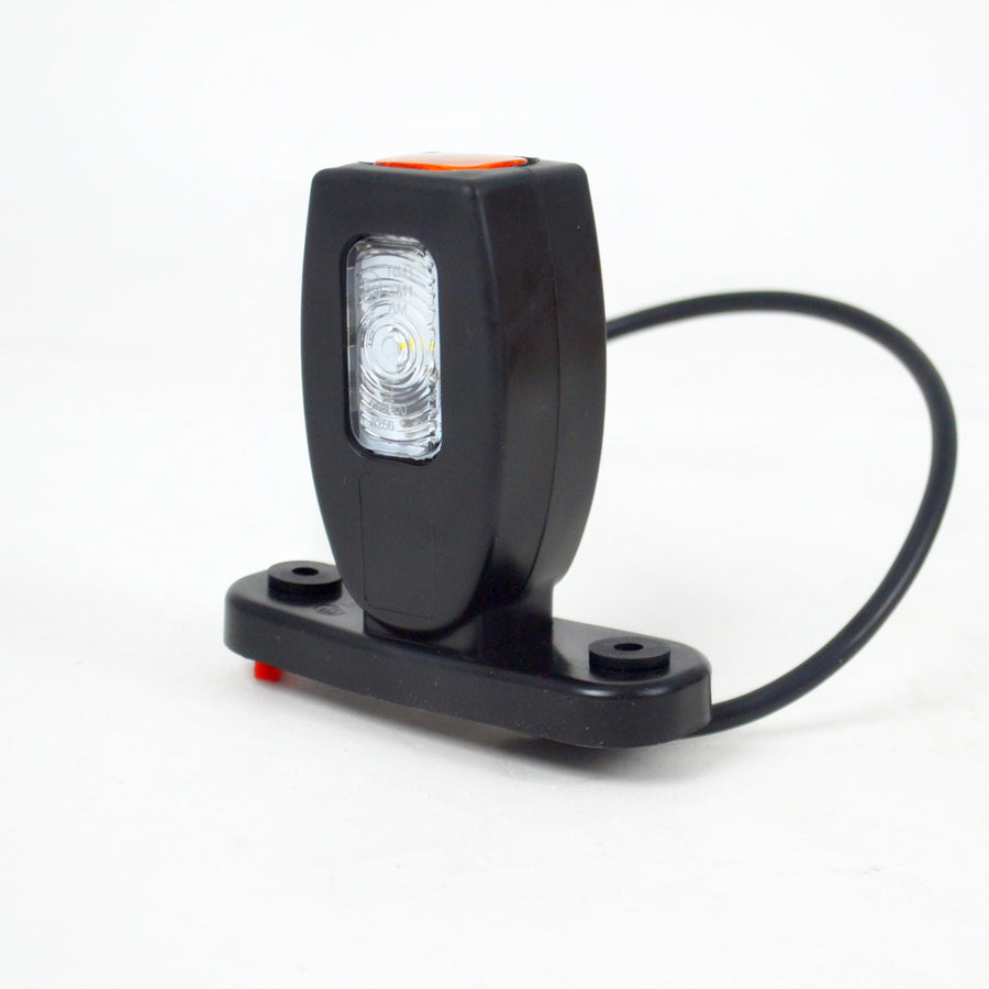 LED Angled Marker Light – Yellow/White/Red, 12/24 V, Universal Vertical or Horizontal Mount