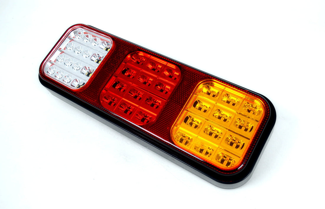 UNISTAR-V LED-Heckleuchte Kombination, 9–33V, links/rechts, 285×102×33 mm