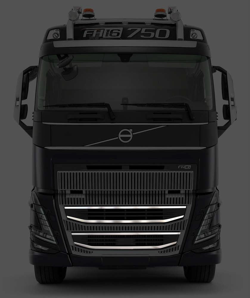 Front Grille Trim Decoration – suitable for Volvo FH 2021+, 4-Piece Set