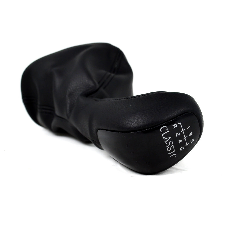Pommeau de levier de vitesses – adapté pour Mercedes W203, 6 rapports, cuir, inscription CLASSIC