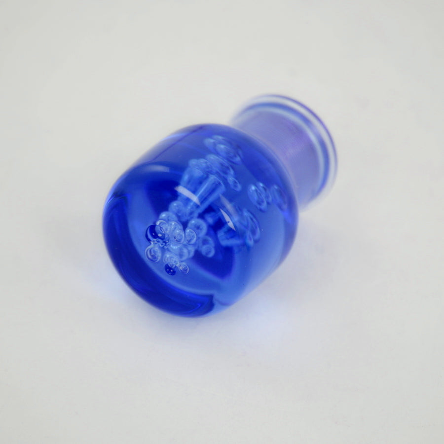 Silicone Gear Shift Knob, Blue Cup Shape, Universal Manual Transmission