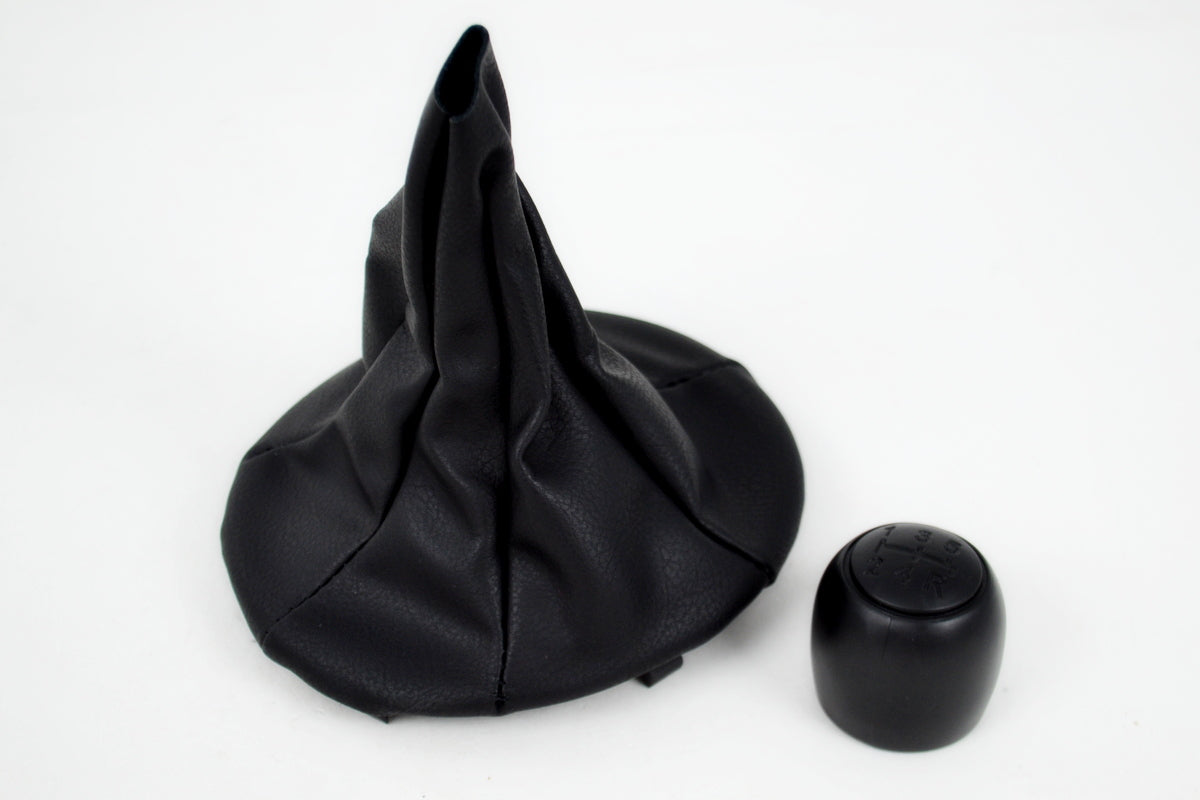 Λεβιές ταχυτήτων με φούσκα και βάση – Μαύρος, κατάλληλο για Fiat 500/500C/Panda, 5-τάχυτο χειροκίνητο