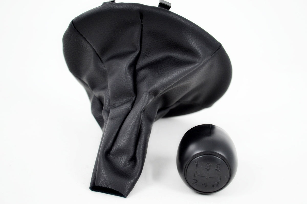 Λεβιές ταχυτήτων με φούσκα και βάση – Μαύρος, κατάλληλο για Fiat 500/500C/Panda, 5-τάχυτο χειροκίνητο