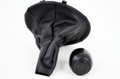 Λεβιές ταχυτήτων με φούσκα και βάση – Μαύρος, κατάλληλο για Fiat 500/500C/Panda, 5-τάχυτο χειροκίνητο