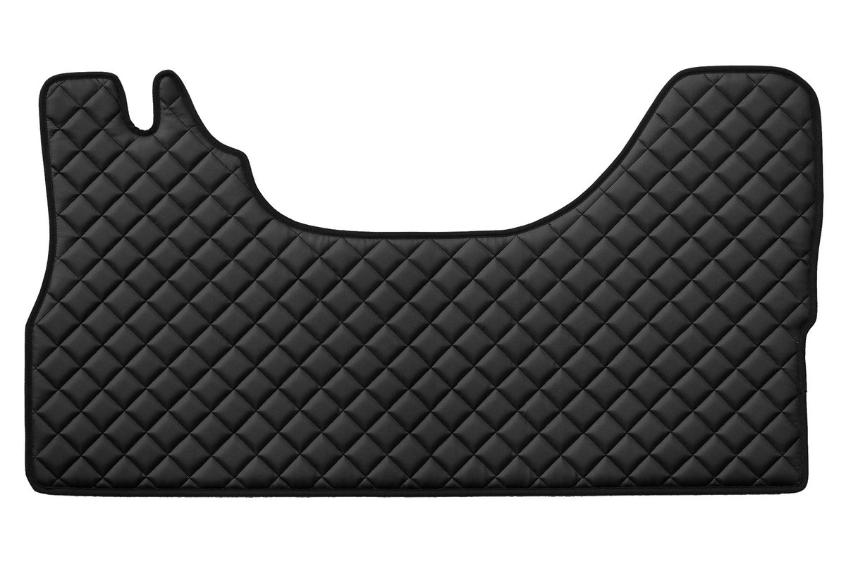 Tapis de sol en cuir synthétique (éco-cuir) – adapté pour Renault Master 2 (2003–2010), noir