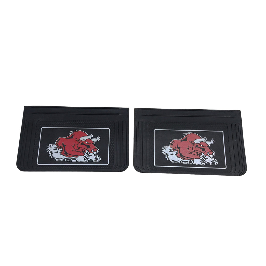 Black Embossed Mud Flaps – 40 x 60 cm Red Bull Design, Set of 2 Universal Splash Guards