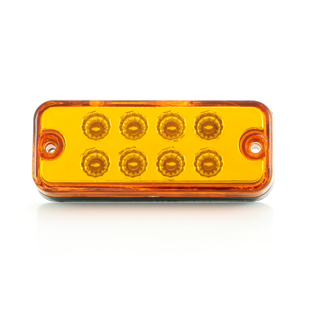 Κίτρινο φως θέσης LED, 8 διόδων, λάμπα σήμανσης και περιγράμματος 12V