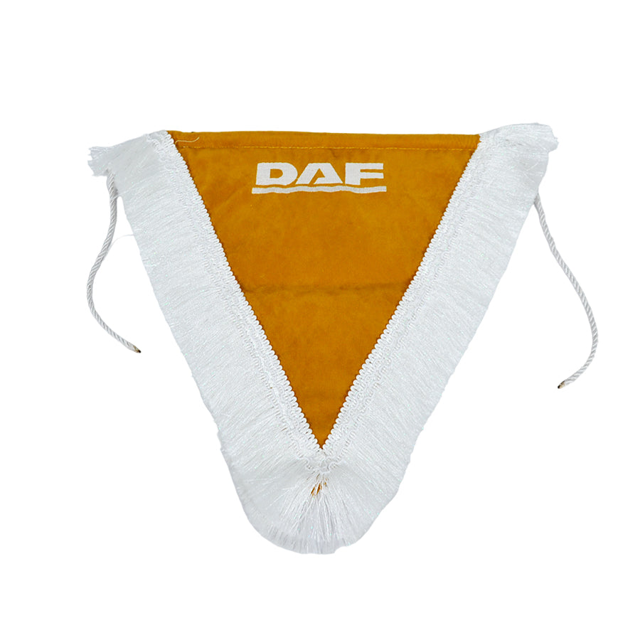 Beidseitige Flagge geeignet für DAF, beige 40 x 33 cm mit Saugnapf