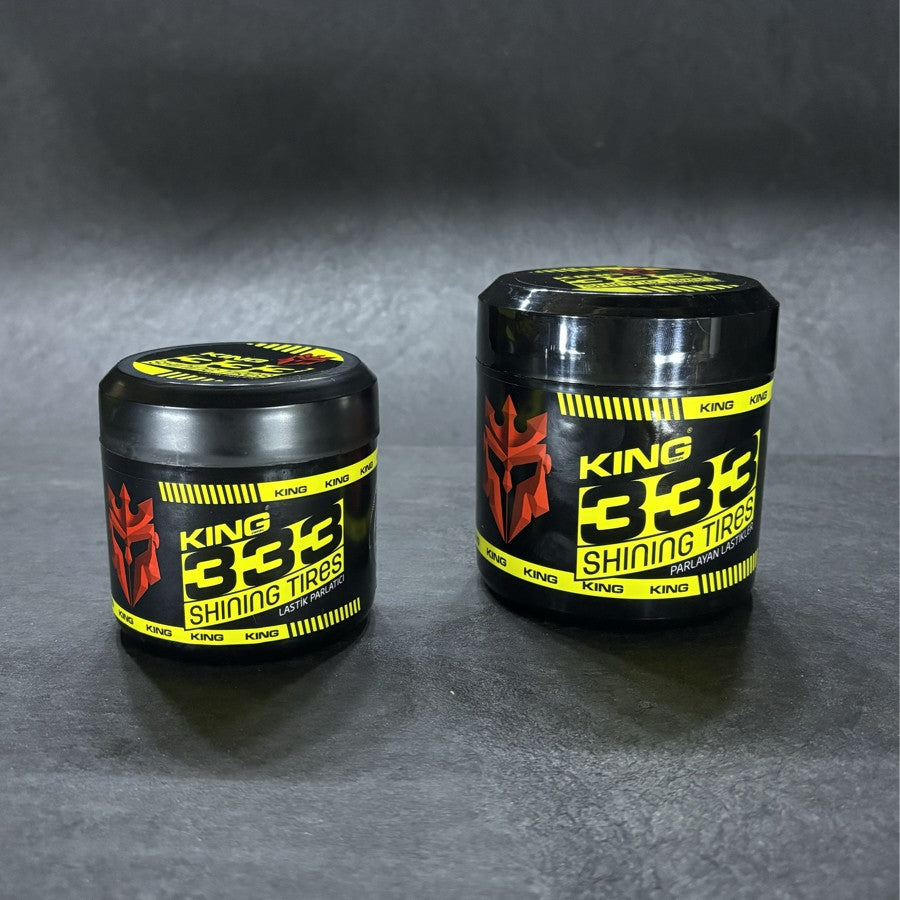 Cire de brillance pour pneus – Finition ultra brillante aspect mouillé