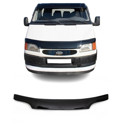 Déflecteur de capot avant – adapté pour Ford Transit 1993–2002, plastique ABS teinté