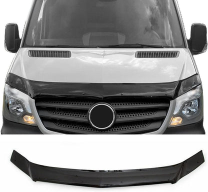 Déflecteur de capot – adapté pour Mercedes Sprinter 2014–2018, ABS teinté, 1730 x 150 x 10 mm