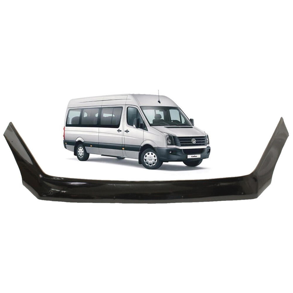 Bonnet Deflector – suitable for Volkswagen Crafter 2006–2017, Tinted ABS Plastic
