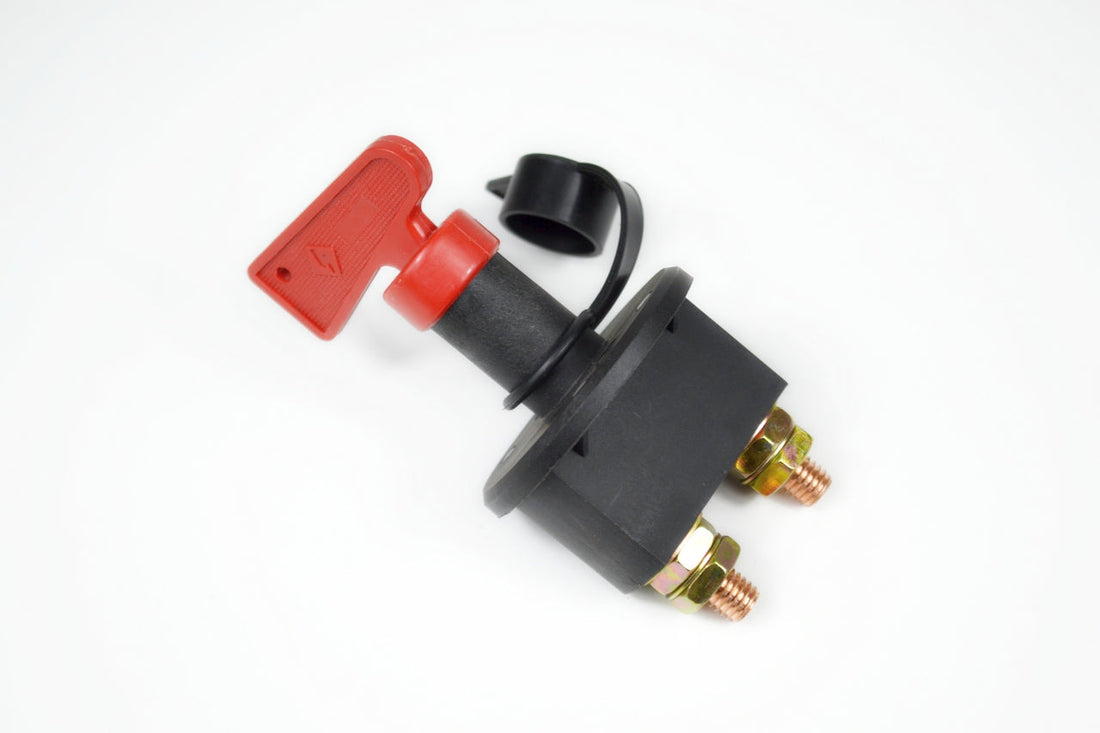 Battery Master Switch 12/24V Black for Automotive and Commercial Vehicles