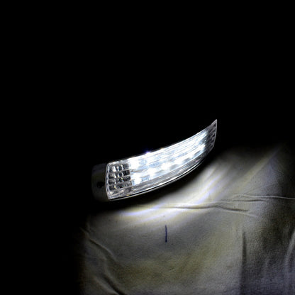 Φωτιστικό θέσης και ημέρας LED chrome-nickel, λευκό, 12 SMD LED, 24V, 120 x 45 x 20 mm, απόσταση βιδών 108 mm