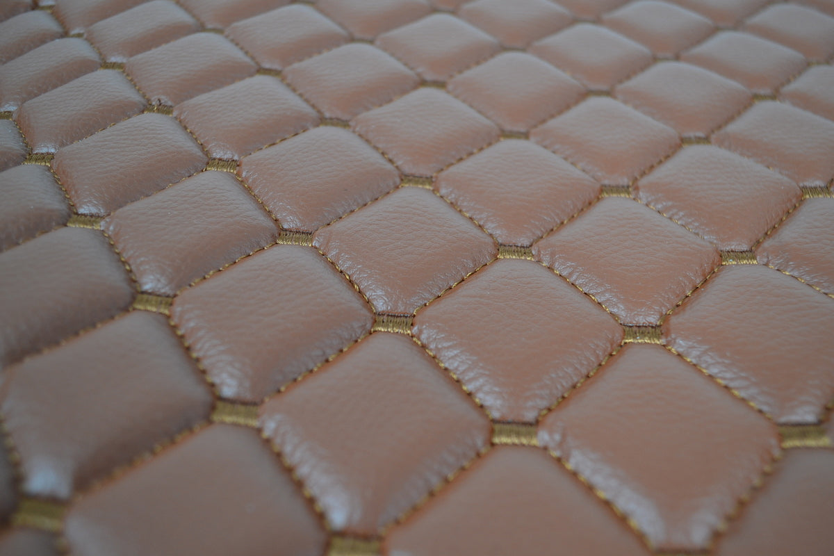 Tapis de sol en cuir adapté pour MAN TGX Boîte automatique – Un seul tiroir, marron, 2018+