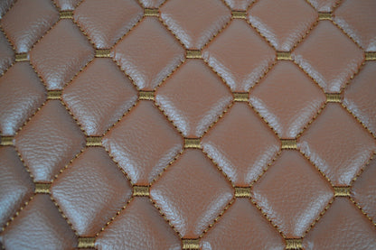 Tapis de tableau de bord – cuir synthétique (éco-cuir), marron, adapté pour Iveco Stralis 430 2004–2008