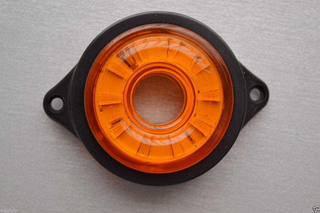 Runde LED-Umrissleuchte, laufendes Blinklicht Amber, 24V