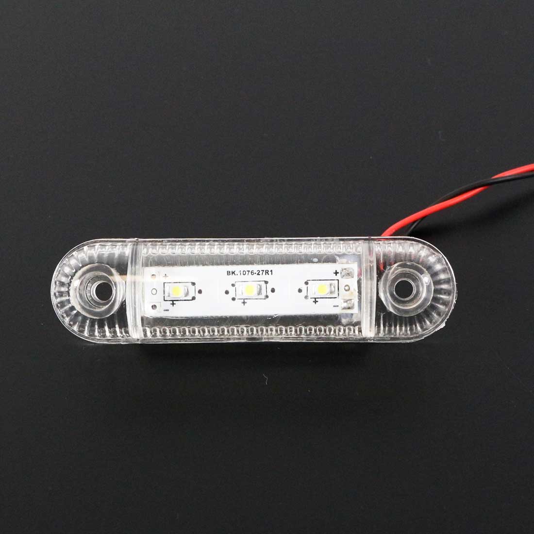 Weiße LED-Umrissleuchte 12V für Fahrzeugmarkierung und seitliche Begrenzung