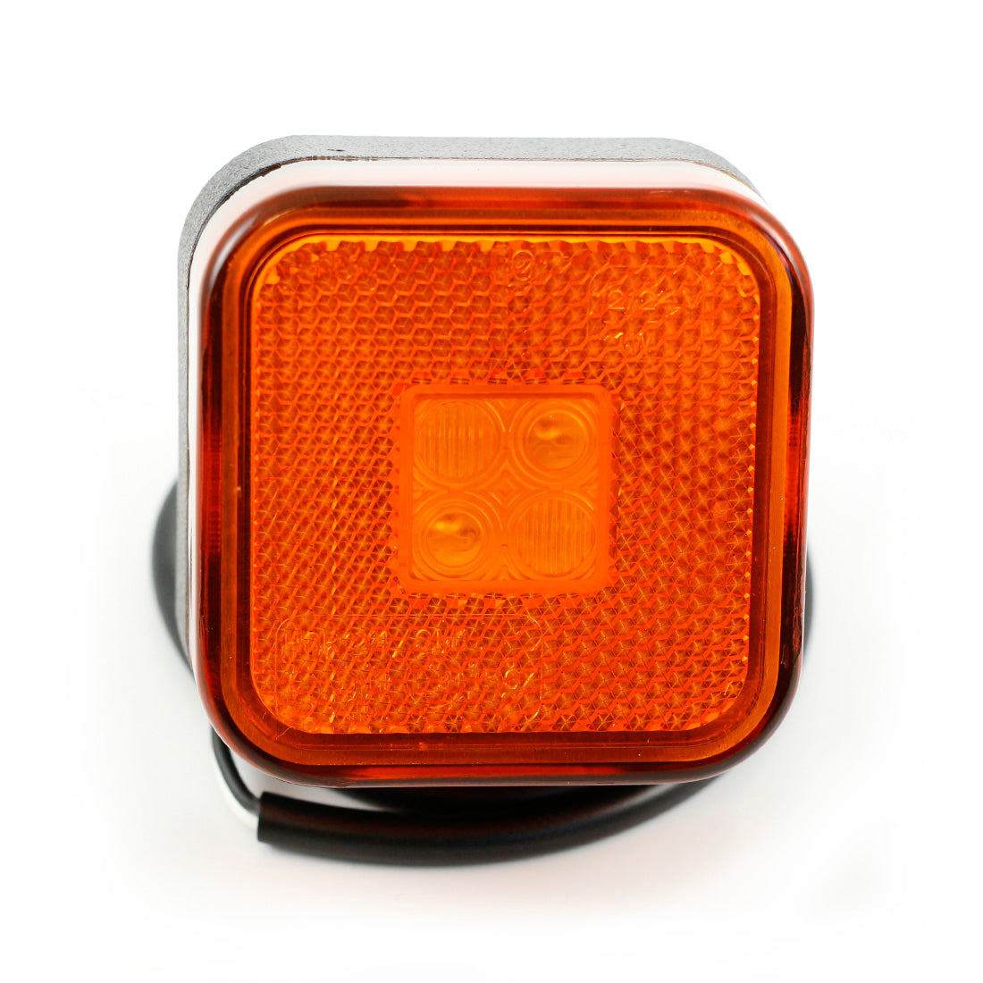 Feu de gabarit à LED jaune – carré 12/24 V, fabrication Pologne