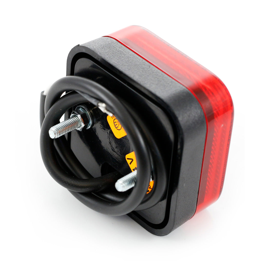 Feu de position carré à LED rouge – 12/24 V, version polonaise