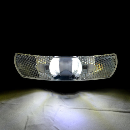 Feu de gabarit LED, blanc double arc avec catadioptre, 4 diodes, 12/24 V