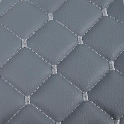 Tapis de tableau de bord droit – cuir synthétique (éco-cuir), gris, adapté pour Scania R 2009–2016, conduite à droite