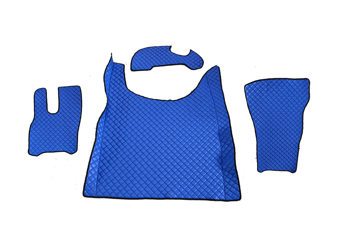 Blue Leather Floor Mats – suitable for DAF XG 2022+