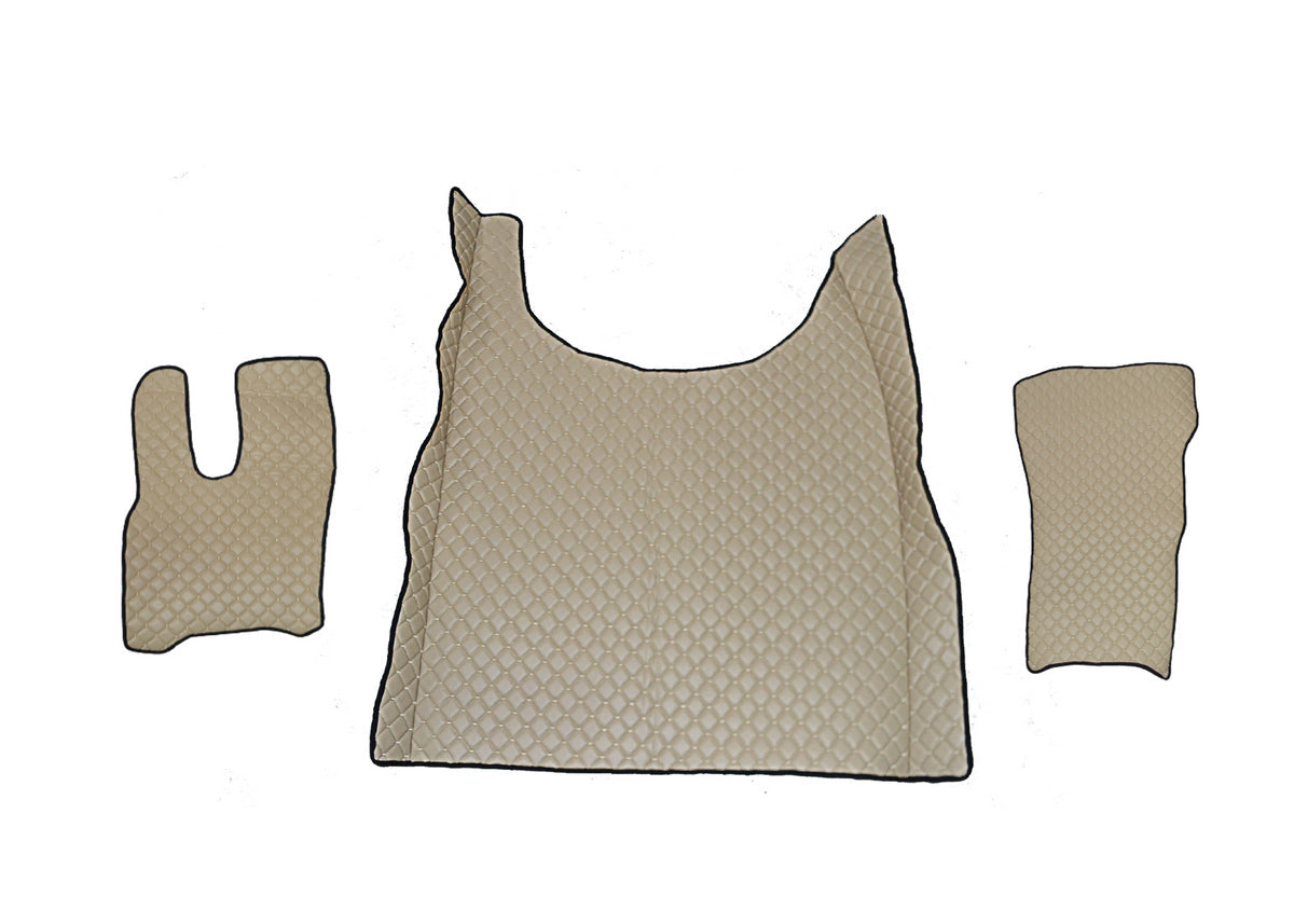 Tapis de sol en cuir beige – adapté pour DAF XG 2022+