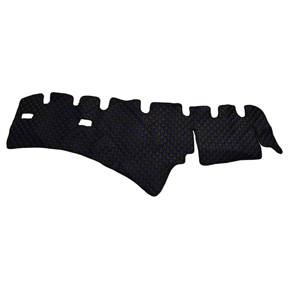 Πατάκι ταμπλό – τεχνητό δέρμα (eco leather), μαύρο με μπλε ραφές, κατάλληλο για Scania R 2009–2016