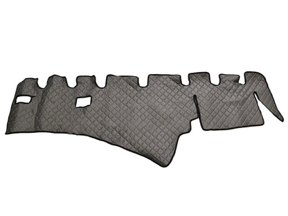 Armaturenbrettmatte – Kunstleder (Eco-Leder), dunkelgrau, geeignet für Scania R 2009–09/2016