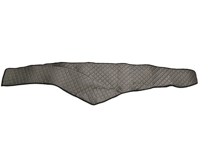 Armaturenbrettmatte – Kunstleder (Eco-Leder), dunkelgrau, geeignet für Mercedes Actros MP4 (ab 2011), 250 cm Kabinenbreite