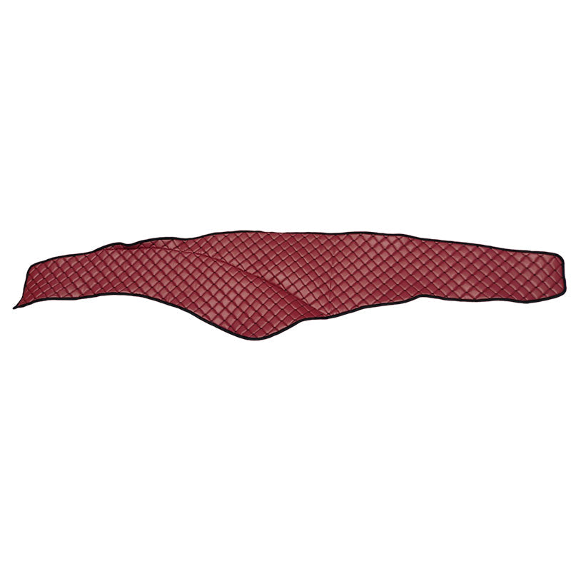 Tapis de tableau de bord – cuir synthétique (éco-cuir), bordeaux, adapté pour Mercedes Actros MP4 (à partir de 2011), cabine 250 cm de large