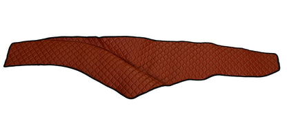 Tapis de tableau de bord – cuir synthétique (éco-cuir), marron, adapté pour Mercedes Actros MP4 (à partir de 2011), cabine 250 cm de large