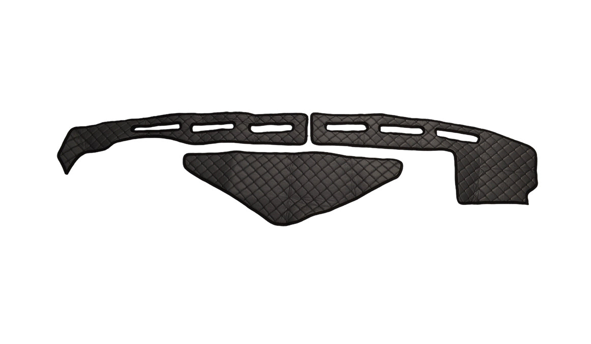 Tapis de tableau de bord en cuir – adapté pour Renault T High Sleeper, avec capteur, gris