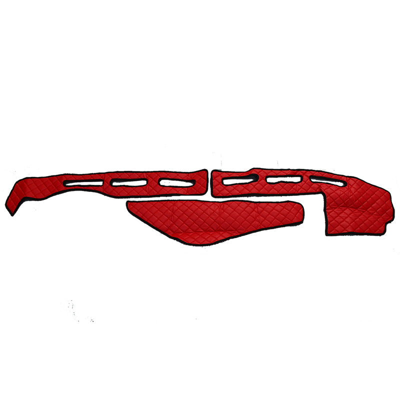 Dashboard Mat – Eco Leather, Red, suitable for Renault K with Sensor