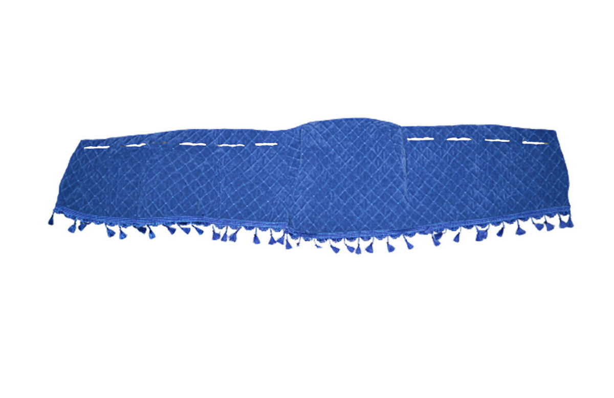 Armaturenbrettmatte – Kunstleder (Eco-Leder), blaue Nähte, geeignet für MAN TGS bis 2020