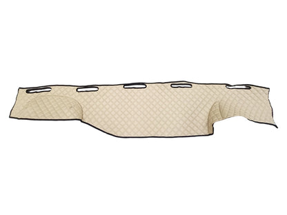 Стелка за табло – изкуствена кожа (еко кожа), без отвори, бежова, подходяща за MAN TGA 2000–2005