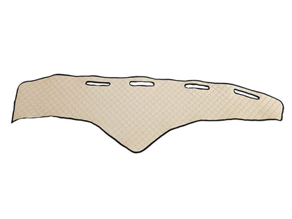 Tapis de tableau de bord – cuir synthétique (éco-cuir), beige pour Ford F-MAX / Ford Cargo