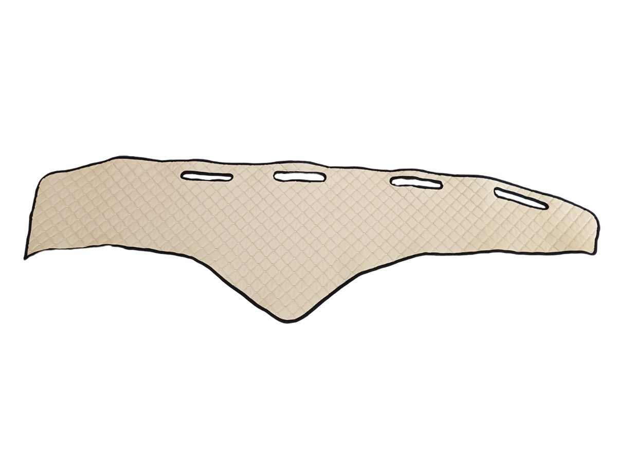 Tapis de tableau de bord – cuir synthétique (éco-cuir), beige pour Ford F-MAX / Ford Cargo