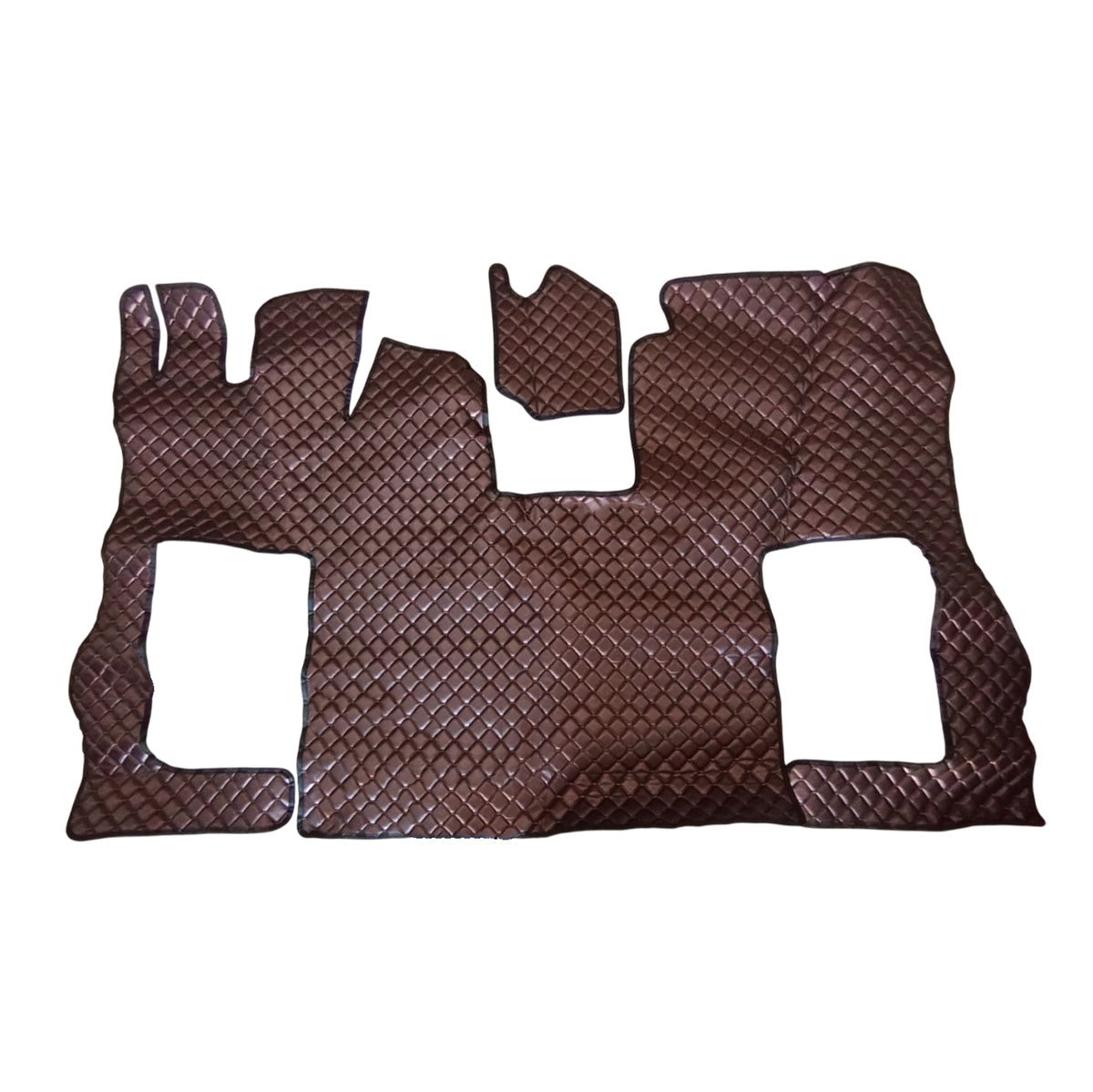 Tapis de sol en cuir synthétique (éco-cuir) – Cuivre, adaptés pour Scania S 2020+