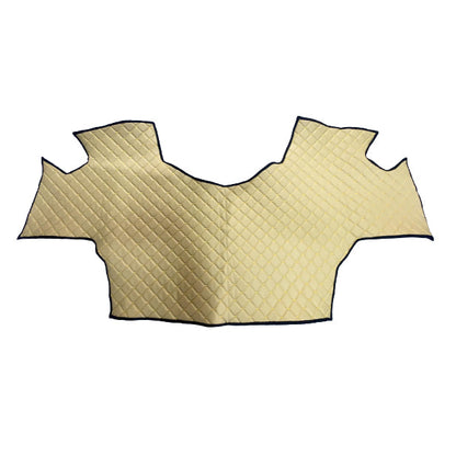 Tapis de sol en cuir jaune – adaptés pour tracteurs CLAAS AXION 2022