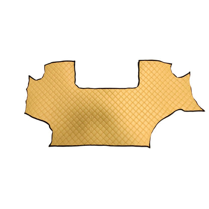 Tapis de sol en cuir jaunes – adaptés pour tracteur John Deere 6210R