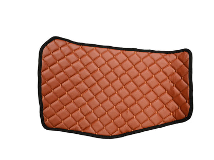 Housse de table en cuir synthétique (éco-cuir) marron – adaptée pour Scania S/R Next Gen 2017+