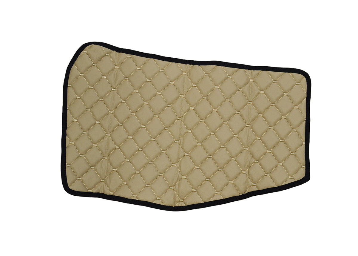 Housse en cuir synthétique (éco-cuir) beige pour table de tableau de bord, adaptée pour Scania S/R Next Gen 2017+