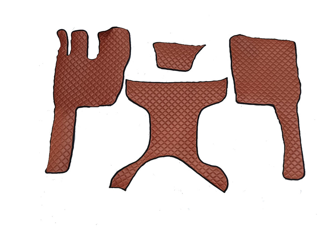 Tapis de sol en cuir marron – adapté pour Volvo FM Euro 5