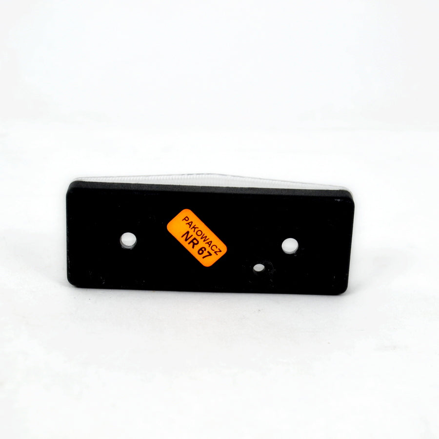 Feu de position latéral blanc – Ampoule 12/24 V, 95 x 35 x 27 mm, entraxe de fixation 52 mm